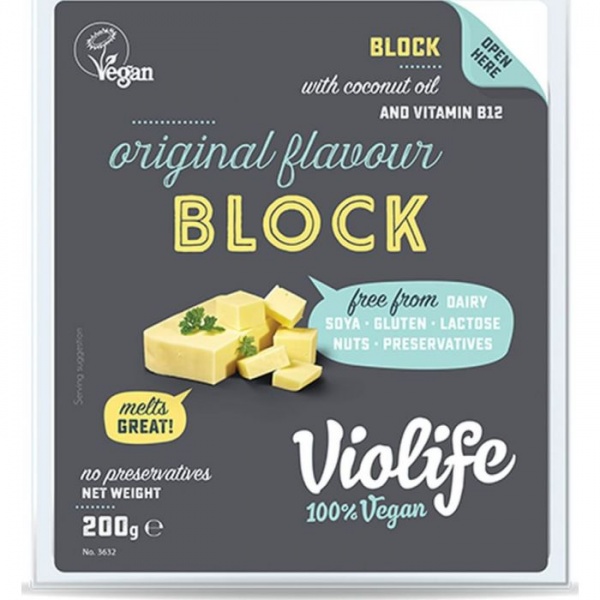 Vegan Cheddar Block Cheese - 200g